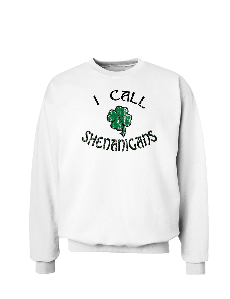 I Call Shenanigans St. Patrick's Day Sweatshirt-Sweatshirts-TooLoud-Ash Gray-Small-Davson Sales