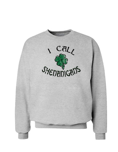 I Call Shenanigans St. Patrick's Day Sweatshirt-Sweatshirts-TooLoud-Ash Gray-Small-Davson Sales