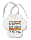 I Can Explain It For You Paw Print Shaped Ornament by TooLoud-Ornament-TooLoud-White-Davson Sales