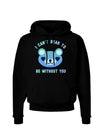 I Can't Bear to be Without You Blue Dark Hoodie Sweatshirt by-Hoodie-TooLoud-Black-Small-Davson Sales