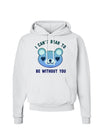 I Can't Bear to be Without You Blue Hoodie Sweatshirt by-Hoodie-TooLoud-White-Small-Davson Sales