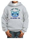 I Can't Bear to be Without You Blue Youth Hoodie Pullover Sweatshirt by-Youth Hoodie-TooLoud-Ash-XS-Davson Sales