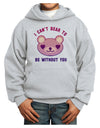 I Can't Bear to be Without You Youth Hoodie Pullover Sweatshirt by-Youth Hoodie-TooLoud-Ash-XS-Davson Sales