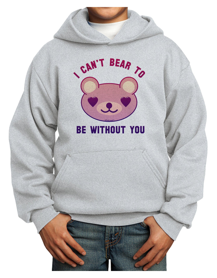 I Can't Bear to be Without You Youth Hoodie Pullover Sweatshirt by-Youth Hoodie-TooLoud-White-XS-Davson Sales