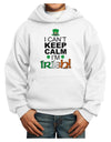 I Can't Keep Calm I'm Irish Youth Hoodie Pullover Sweatshirt-Youth Hoodie-TooLoud-White-XS-Davson Sales