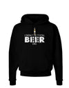 I Didn't Text You - Beer Dark Hoodie Sweatshirt-Hoodie-TooLoud-Black-Small-Davson Sales