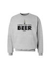 I Didn't Text You - Beer Sweatshirt-Sweatshirts-TooLoud-AshGray-Small-Davson Sales