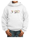 I Do - Bride Youth Hoodie Pullover Sweatshirt-Youth Hoodie-TooLoud-White-XS-Davson Sales