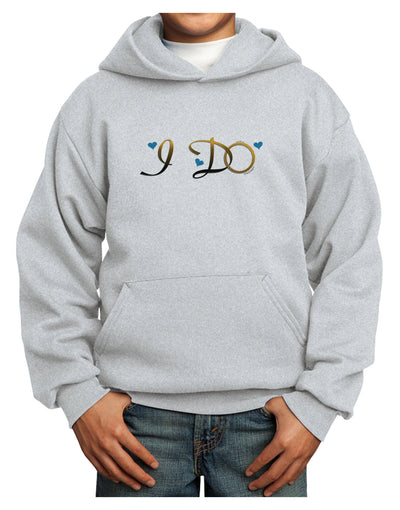 I Do - Groom Youth Hoodie Pullover Sweatshirt-Youth Hoodie-TooLoud-Ash-XS-Davson Sales