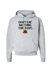 I Don't Eat Anything That Poops Hoodie Sweatshirt-Hoodie-TooLoud-AshGray-Small-Davson Sales