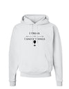 I Drink and I Know Things funny Hoodie Sweatshirt by TooLoud-Hoodie-TooLoud-White-Small-Davson Sales