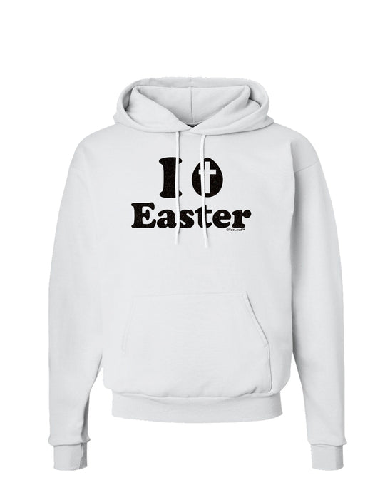 I Egg Cross Easter -Black Glitter Hoodie Sweatshirt by TooLoud-Hoodie-TooLoud-White-Small-Davson Sales