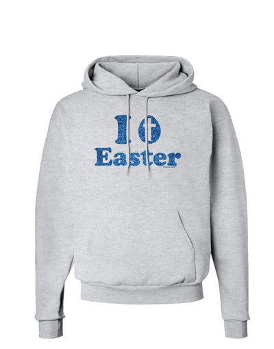 I Egg Cross Easter - Blue Glitter Hoodie Sweatshirt by TooLoud-Hoodie-TooLoud-AshGray-Small-Davson Sales