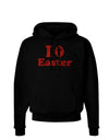 I Egg Cross Easter - Red Glitter Dark Hoodie Sweatshirt by TooLoud-Hoodie-TooLoud-Black-Small-Davson Sales