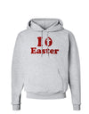 I Egg Cross Easter - Red Glitter Hoodie Sweatshirt by TooLoud-Hoodie-TooLoud-AshGray-Small-Davson Sales