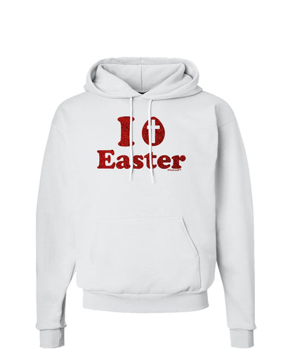 I Egg Cross Easter - Red Glitter Hoodie Sweatshirt by TooLoud-Hoodie-TooLoud-White-Small-Davson Sales