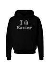 I Egg Cross Easter - Silver Glitter Dark Hoodie Sweatshirt by TooLoud-Hoodie-TooLoud-Black-Small-Davson Sales