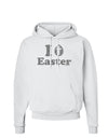 I Egg Cross Easter - Silver Glitter Hoodie Sweatshirt by TooLoud-Hoodie-TooLoud-White-Small-Davson Sales