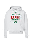 I F-ing Love Christmas Funny Hoodie Sweatshirt-Hoodie-TooLoud-White-Small-Davson Sales