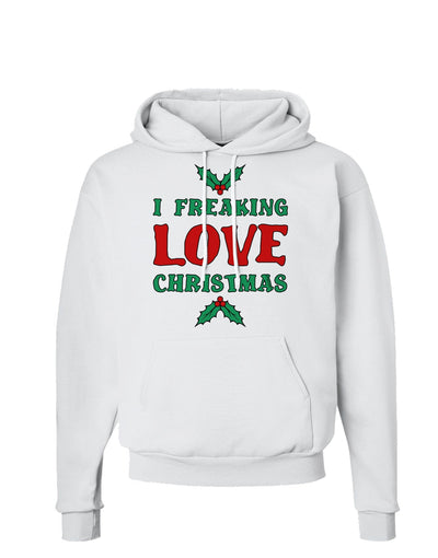 I F-ing Love Christmas Funny Hoodie Sweatshirt-Hoodie-TooLoud-White-Small-Davson Sales