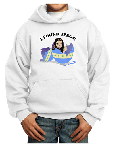 I Found Jesus - Easter Egg Youth Hoodie Pullover Sweatshirt-Youth Hoodie-TooLoud-White-XS-Davson Sales