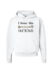 I Found This Humerus - Science Humor Hoodie Sweatshirt-Hoodie-TooLoud-White-Small-Davson Sales