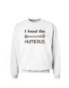 I Found This Humerus - Science Humor Sweatshirt-Sweatshirts-TooLoud-White-Small-Davson Sales