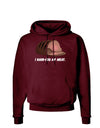 I Hand-Rub My Meat - Roast Beef Dark Hoodie Sweatshirt-Hoodie-TooLoud-Maroon-Small-Davson Sales