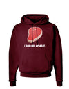 I Hand-Rub My Meat - Steak Dark Hoodie Sweatshirt-Hoodie-TooLoud-Maroon-Small-Davson Sales