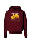 I Hate Tacos Said No Juan Ever Dark Hoodie Sweatshirt by TooLoud-Hoodie-TooLoud-Maroon-Small-Davson Sales