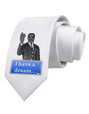 I have a Dream Pixel Art Printed White Necktie by TooLoud