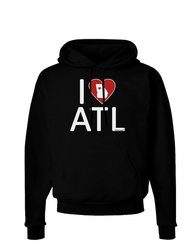 I Heart Atlanta Dark Hoodie Sweatshirt-Hoodie-TooLoud-Black-Small-Davson Sales