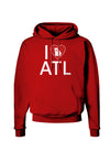 I Heart Atlanta Dark Hoodie Sweatshirt-Hoodie-TooLoud-Red-Small-Davson Sales