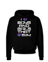 I Heart Boys and Girls That Heart EDM Dark Hoodie Sweatshirt-Hoodie-TooLoud-Black-Small-Davson Sales