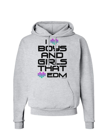 I Heart Boys and Girls That Heart EDM Hoodie Sweatshirt-Hoodie-TooLoud-AshGray-Small-Davson Sales