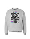 I Heart Boys and Girls That Heart EDM Sweatshirt-Sweatshirts-TooLoud-AshGray-Small-Davson Sales