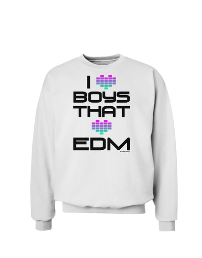 I Heart Boys That Heart EDM Sweatshirt-Sweatshirts-TooLoud-White-Small-Davson Sales