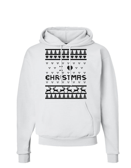 I Heart Christmas Ugly Christmas Sweater Hoodie Sweatshirt-Hoodie-TooLoud-White-Small-Davson Sales