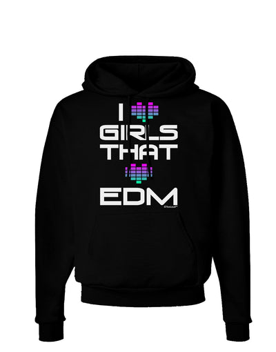I Heart Girls That Heart EDM Dark Hoodie Sweatshirt-Hoodie-TooLoud-Black-Small-Davson Sales