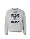 I Heart Girls That Heart EDM Sweatshirt-Sweatshirts-TooLoud-AshGray-Small-Davson Sales