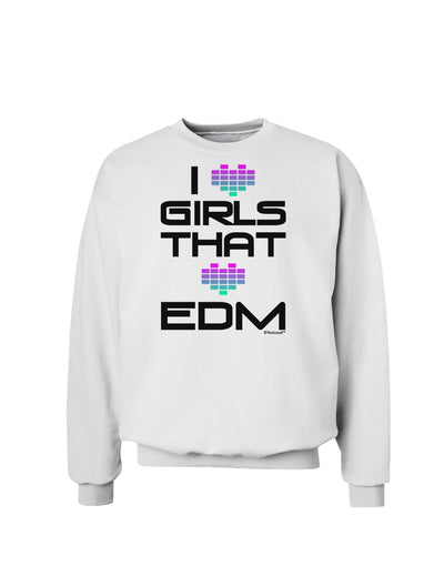 I Heart Girls That Heart EDM Sweatshirt-Sweatshirts-TooLoud-White-Small-Davson Sales