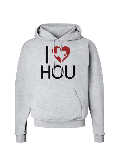 I Heart Houston Hoodie Sweatshirt-Hoodie-TooLoud-AshGray-Small-Davson Sales