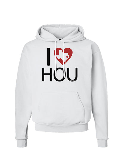 I Heart Houston Hoodie Sweatshirt-Hoodie-TooLoud-White-Small-Davson Sales