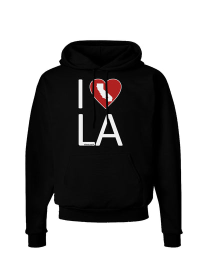 I Heart Los Angeles Dark Hoodie Sweatshirt-Hoodie-TooLoud-Black-Small-Davson Sales