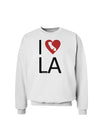 I Heart Los Angeles Sweatshirt-Sweatshirts-TooLoud-White-Small-Davson Sales