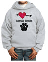 I Heart My Australian Shepherd Youth Hoodie Pullover Sweatshirt by TooLoud-Youth Hoodie-TooLoud-Ash-XS-Davson Sales