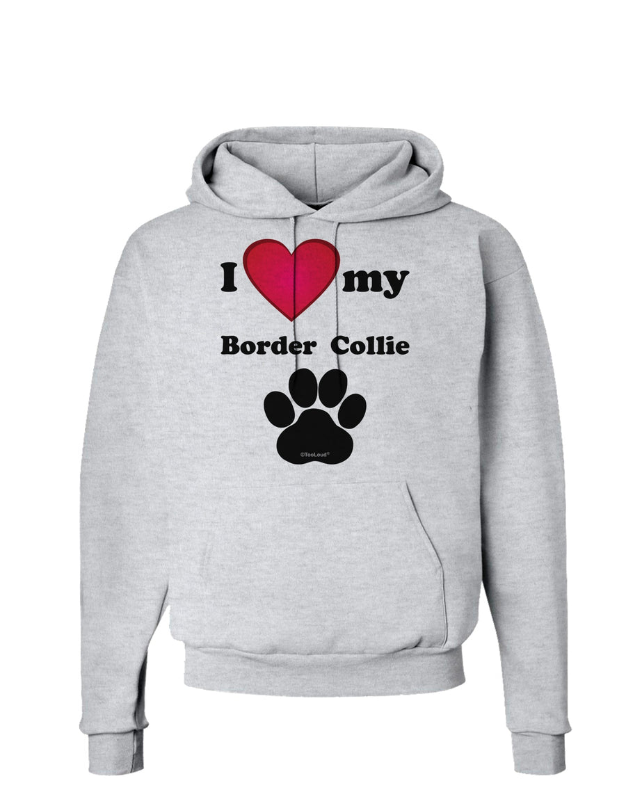 I Heart My Border Collie Hoodie Sweatshirt by TooLoud-Hoodie-TooLoud-White-Small-Davson Sales