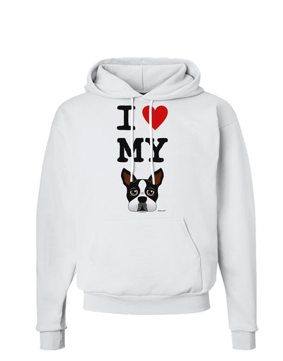 I Heart My Boston Terrier Hoodie Sweatshirt-Hoodie-TooLoud-White-Small-Davson Sales