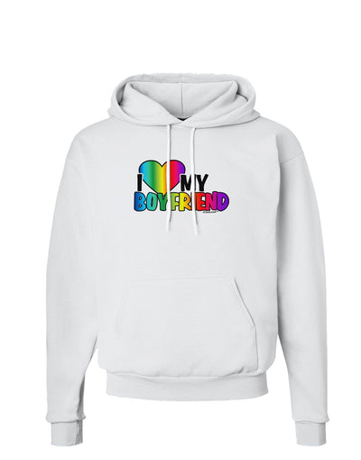 I Heart My Boyfriend - Rainbow Hoodie Sweatshirt-Hoodie-TooLoud-White-Small-Davson Sales