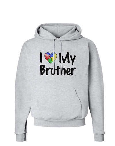 I Heart My Brother - Autism Awareness Hoodie Sweatshirt by TooLoud-Hoodie-TooLoud-AshGray-Small-Davson Sales